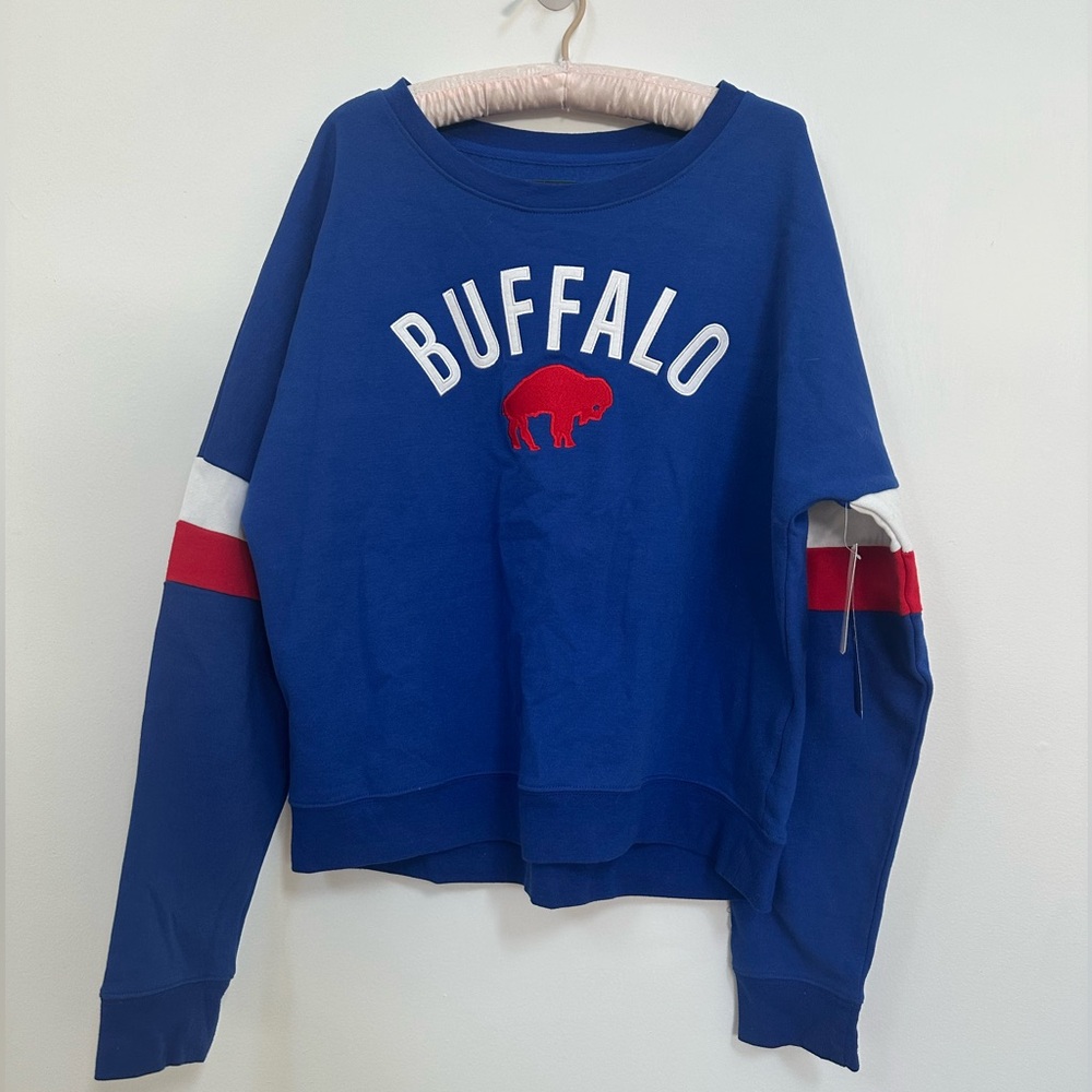 NWT Buffalo Bills NFL Team Apparel Women’s Sweatshirt Size L